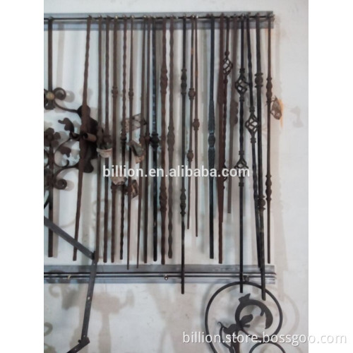 2016 new design cheap wrought iron stair balusters